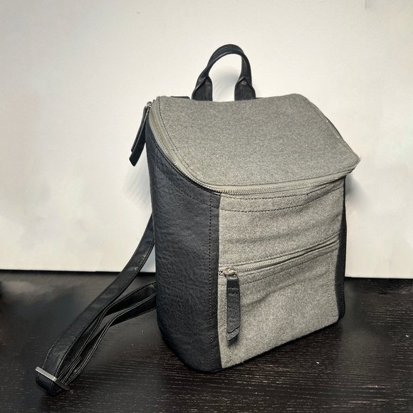 Danielle Nicole black and gray backpack - Picture 1 of 5